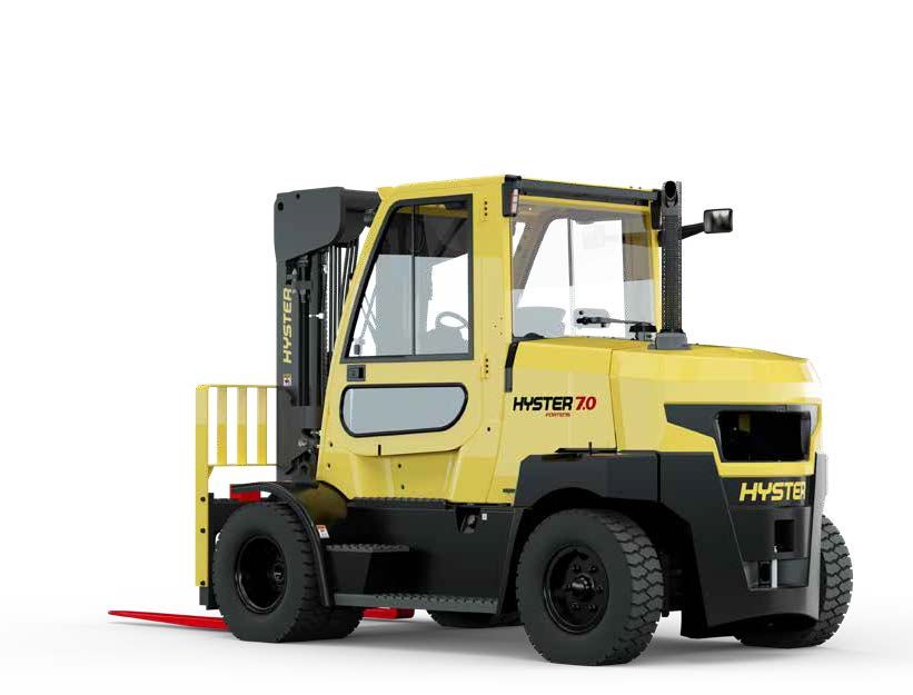 Carretilla elevadora GLP o diésel contrapesada Hyster H6.0-8.0FT
