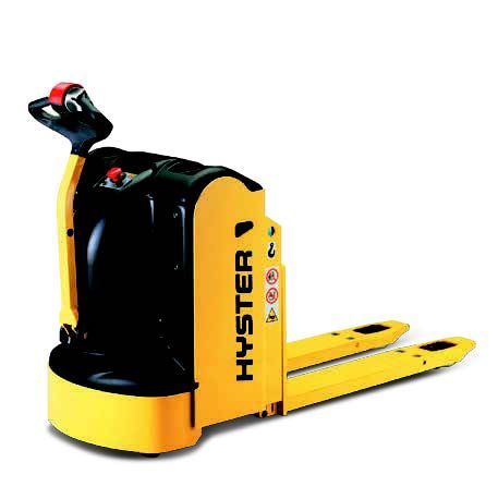 Transpaleta eléctrica de operario a pie para trabajos intensivos Hyster P2.5-3.0