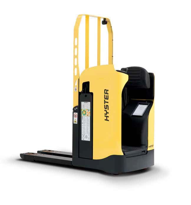 Transpaleta eléctrica elevadora de conductor a bordo Hyster RP2.0-2.5N